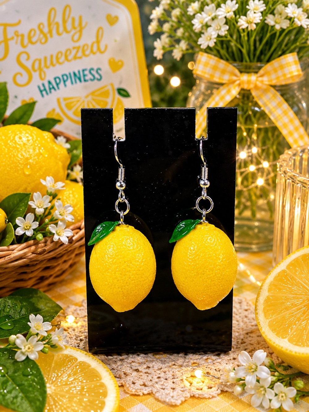 Lemon Drop Dangle Earrings